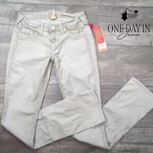 True Religion Super Stretch Micro Corduroy Jeans Size 4 (27)